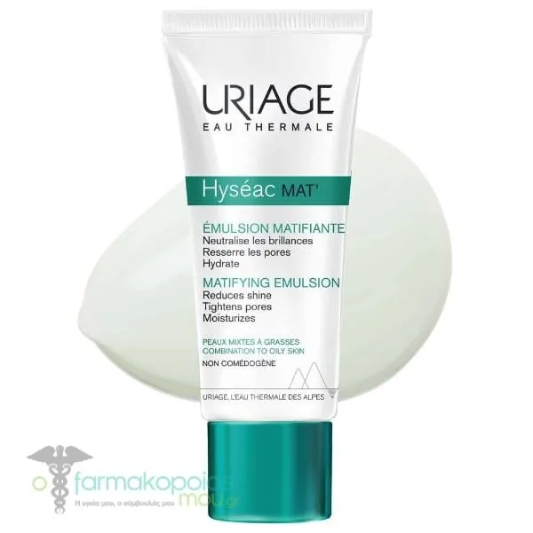 Uriage Hyseac Mat' Matifying Emulsion, 40ml