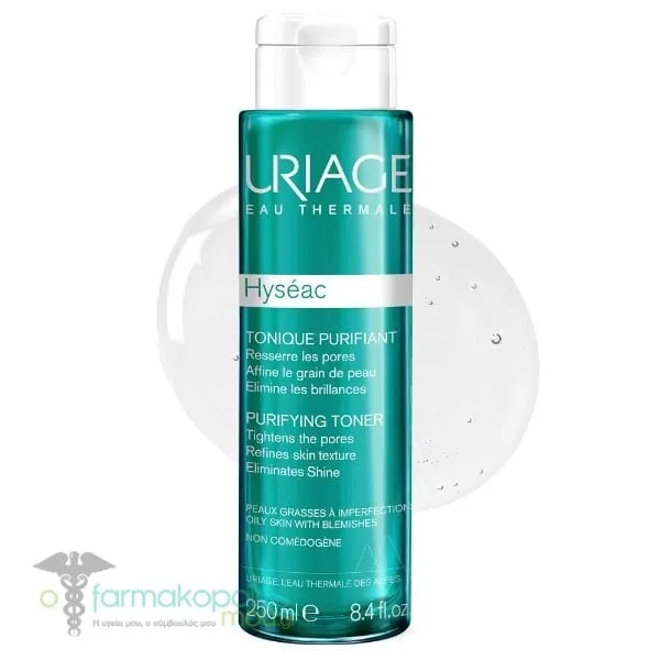 Uriage Hyseac Purifying Toner for Oily Skin with Blemishes, 250ml