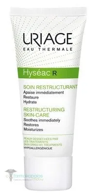 Uriage Hyseac R Restructuring Skincare for Skin Dried by Treatments, 40ml