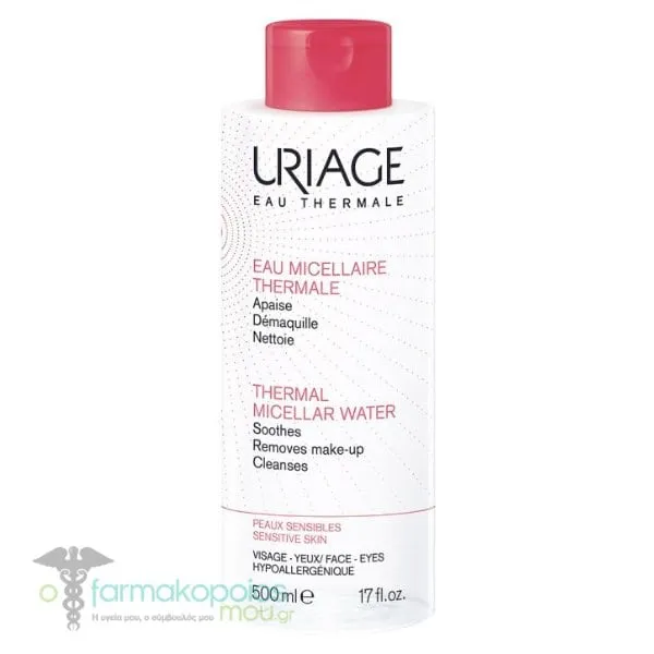 Uriage Thermal Micellar Water for Sensitive Skin, 500ml