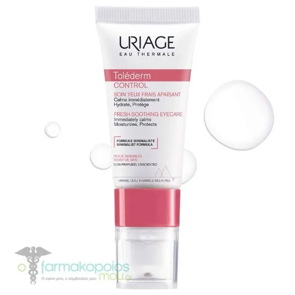 Uriage Tolederm Control Fresh Soothing Eyecare, 15ml