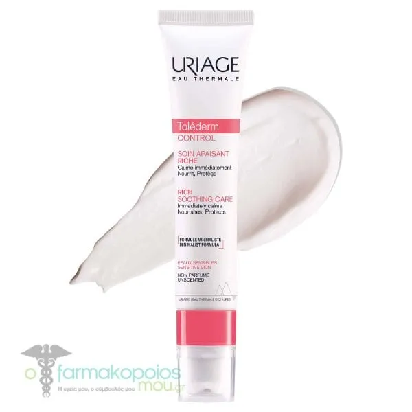 Uriage Tolederm Control Rich Soothing Care, 40ml