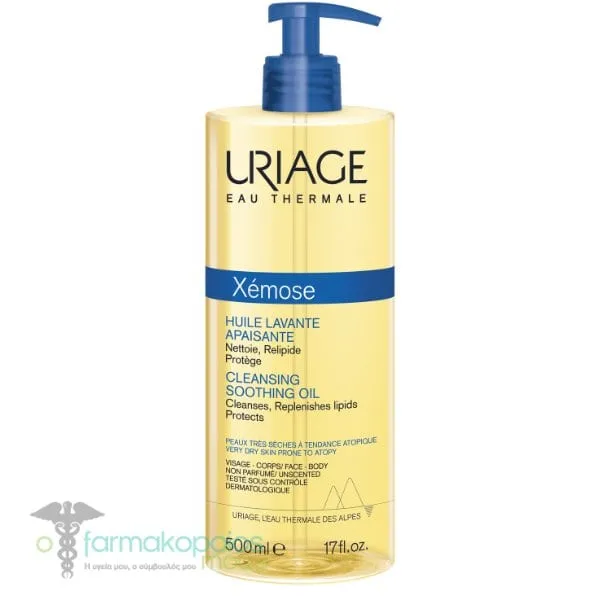 Uriage Xemose Cleansing Soothing Oil, 500ml
