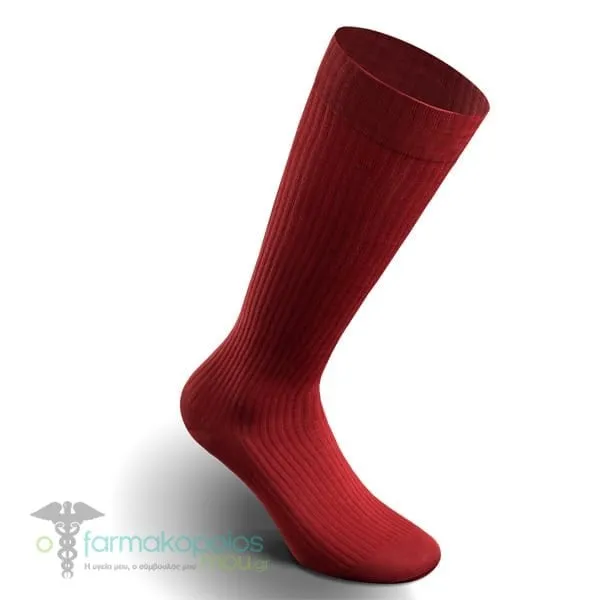 Varisan Passo Graduated Compression 15-20mmHg Lower Knee Socks Red, 1 pair