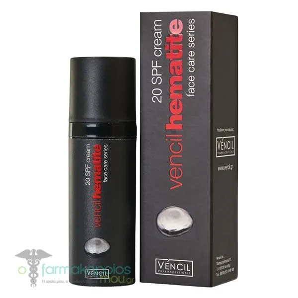Vencil Face Care Series Hematite Cream SPF20, 30ml