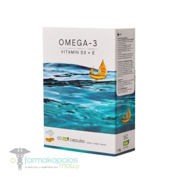 Vencil Omega-3 Vitamin D3 & E, 60caps