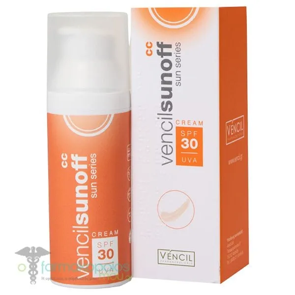 Vencil Sun Series Sunoff CC Cream SPF30 for Oily & Combination Skin, 50ml