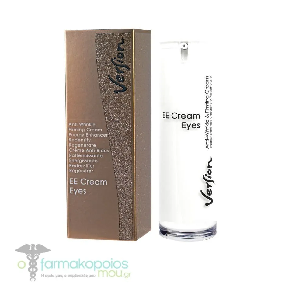 Version Derma EE Cream Eyes Κρέμα Ματιών που Λειτουργεί ως Πηγή Ενέργειας για το Δέρμα, 30 ml