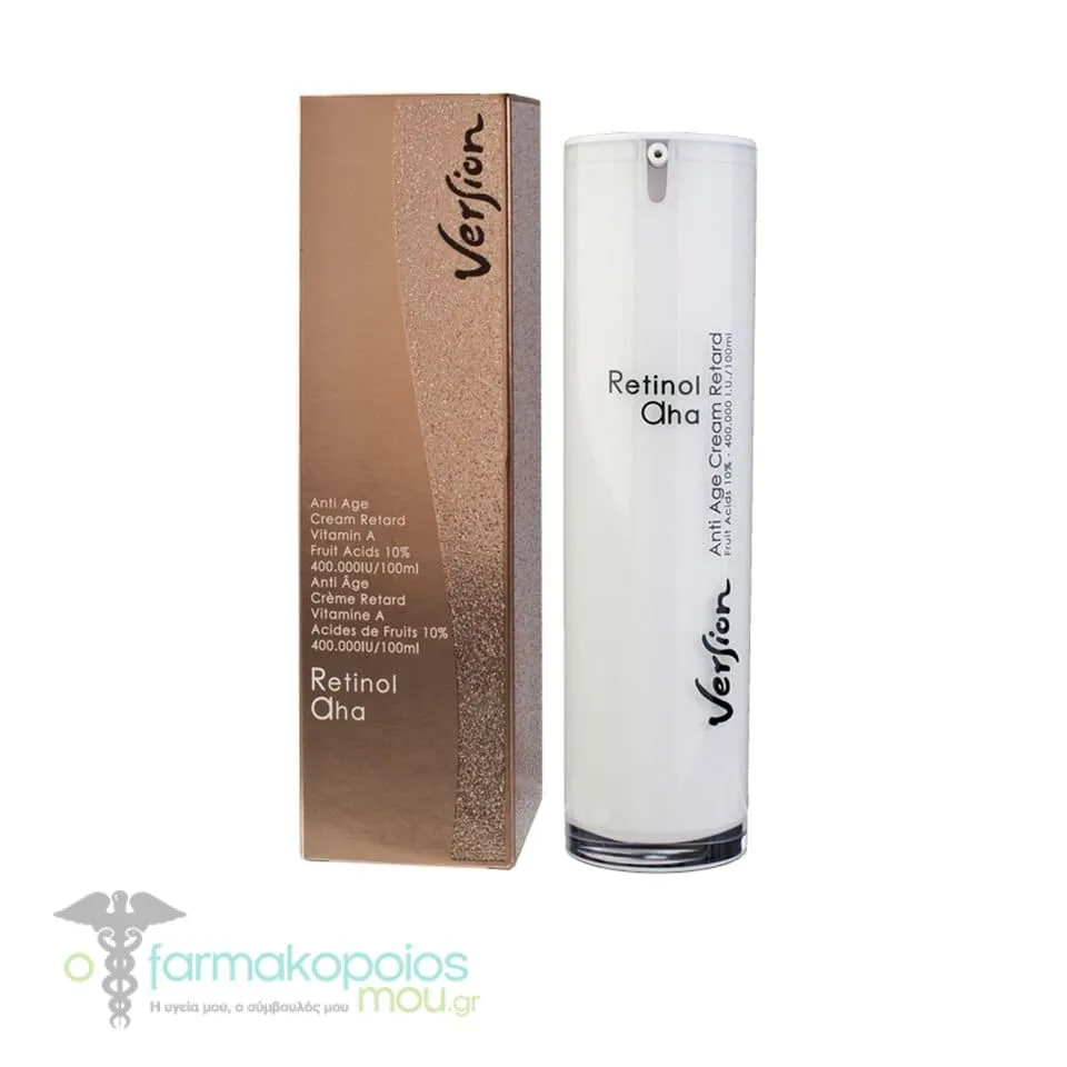 Version Retinol AHA Anti Age Cream Retard, 50ml