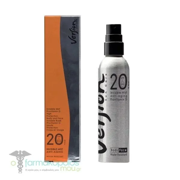Version Invisible Mist Body & Face SPF20, 200ml