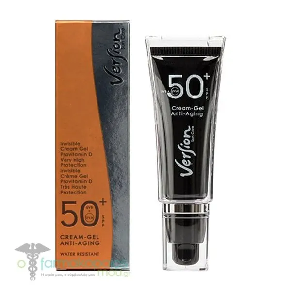 Version Sun Care Invisible Cream-Gel Anti-Aging SPF50+, 50ml