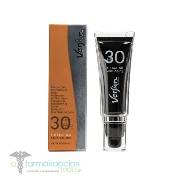Version Sun Care Tinted DD Anti-Aging Cream-Gel SPF30, 50ml