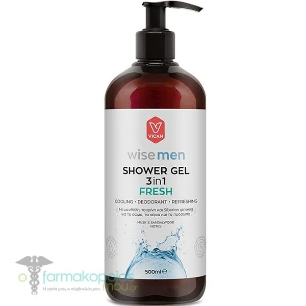 Vican Wise Men Shower Gel Fresh, 500ml