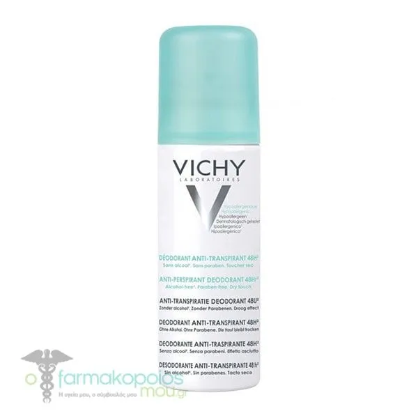 Vichy Anti-Perspirant Deodorant 48h Spray, 125ml