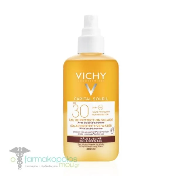 Vichy Capital Soleil Solar Protective Water Enhanced Tan SPF30, 200ml