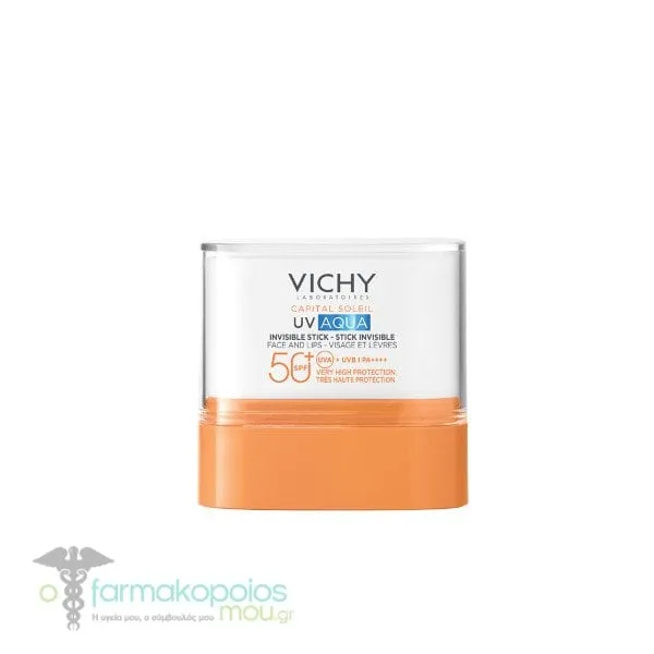 Vichy Capital Soleil UV-AQUA Αόρατο Αντηλιακό Στικ SPF50+, 9g