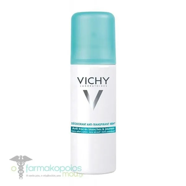 Vichy Deodorant 48h Anti-Marks Spray, 125ml