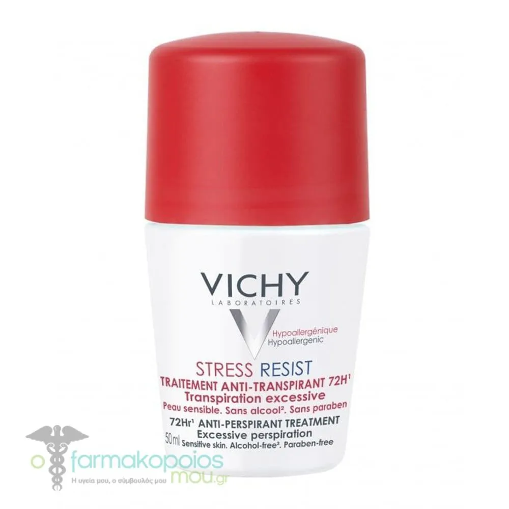 Vichy Stress Resist 72hr Roll-On Anti-Perspirant Deodorant, 50ml