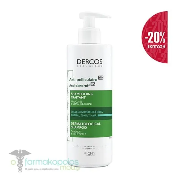 Vichy Dercos (-20%) Anti-Dandruff Shampoo, 390ml