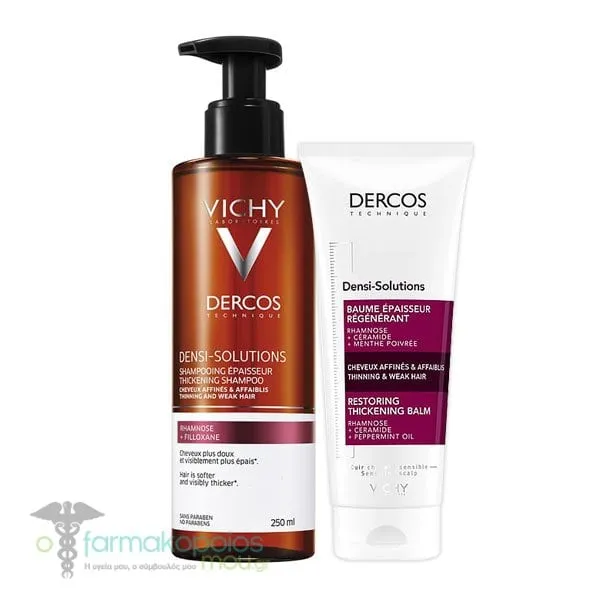 Vichy Dercos Densi-Solutions Promo with Shampoo, 250ml & Conditioner, 200ml, 1set