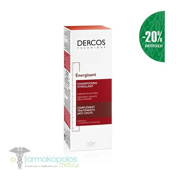 Vichy Dercos (-20%) Energizing Shampoo, 200ml