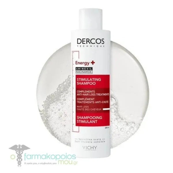 Vichy Dercos Energizing Shampoo, 200ml