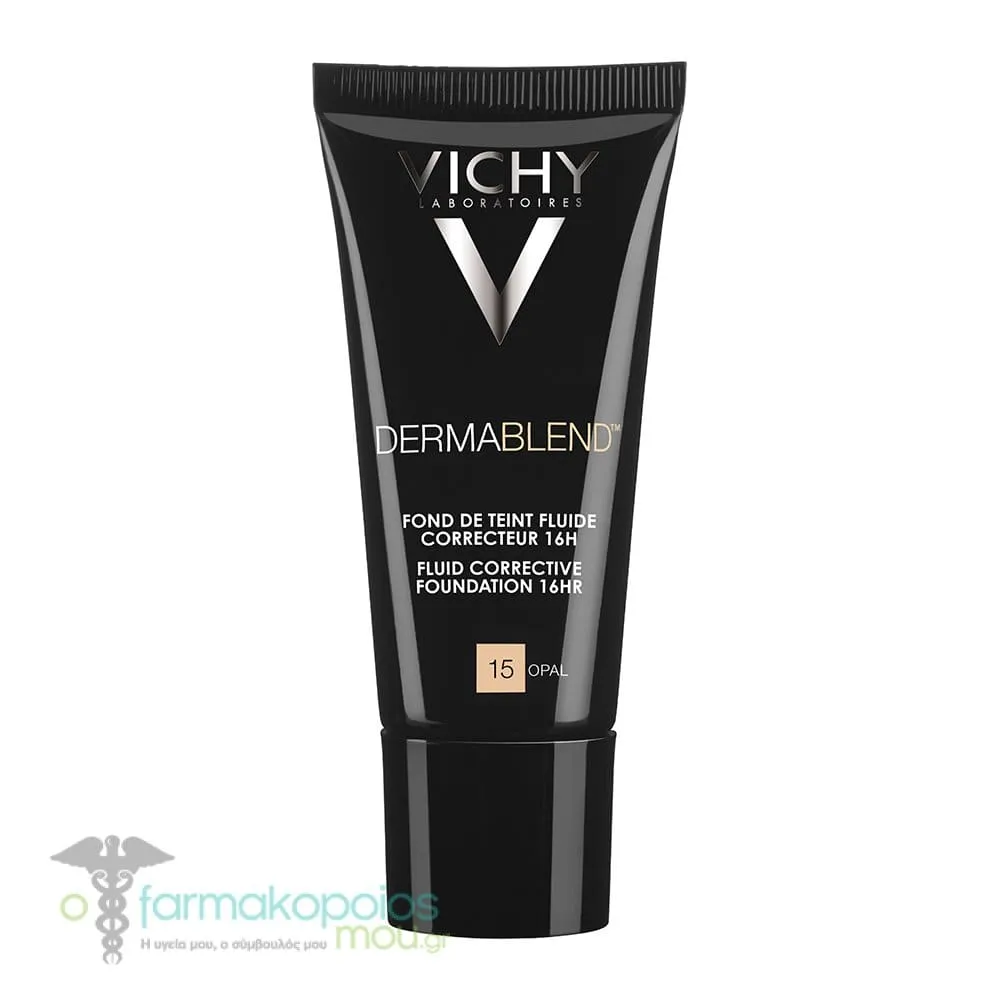 Vichy Dermablend Fluid Corrective Foundation 16hr No.15 Opal, 30ml
