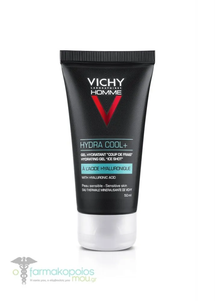 Vichy Homme Hydra Cool+ Hydrating Gel Ice Shot, 50ml