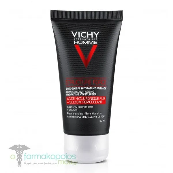 Vichy Homme Structure Force Complete Anti-Aging Hydrating Moisturizer, 50ml