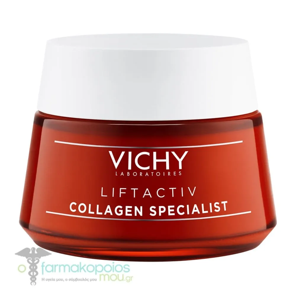 Vichy Liftactiv Collagen Specialist Anti-Ageing Day Cream for All Skin Types, 50ml