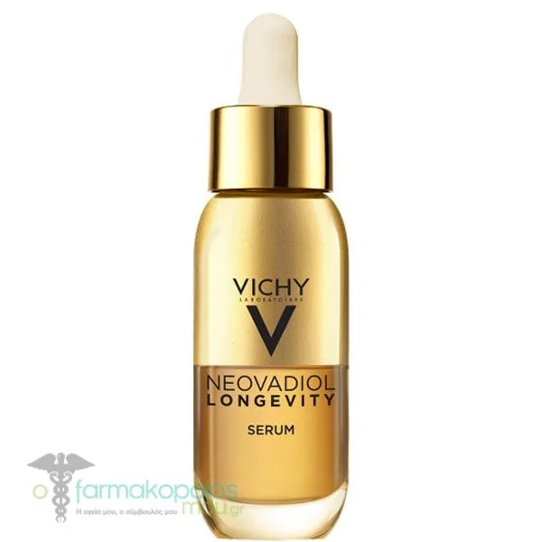 Vichy Neovadiol Longevity Serum Ορός Αναδόμησης για την Ώριμη Επιδερμίδα, 30ml