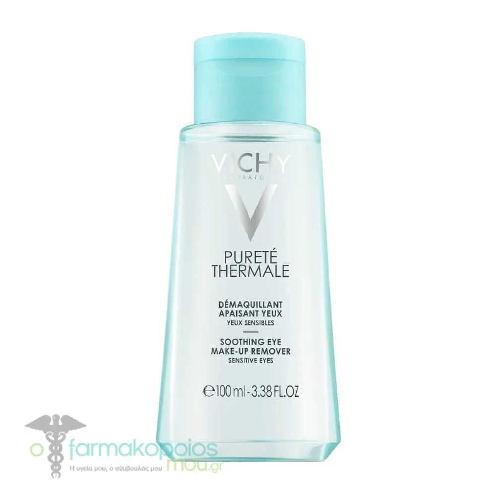 Vichy Purete Thermale Soothing Eye Make-Up Remover, 100ml
