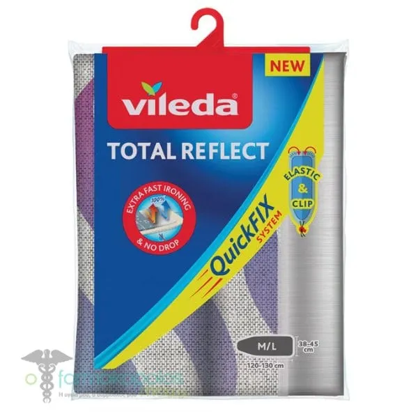 Vileda Total Reflect Ironing Board Cover M/L, 1pc