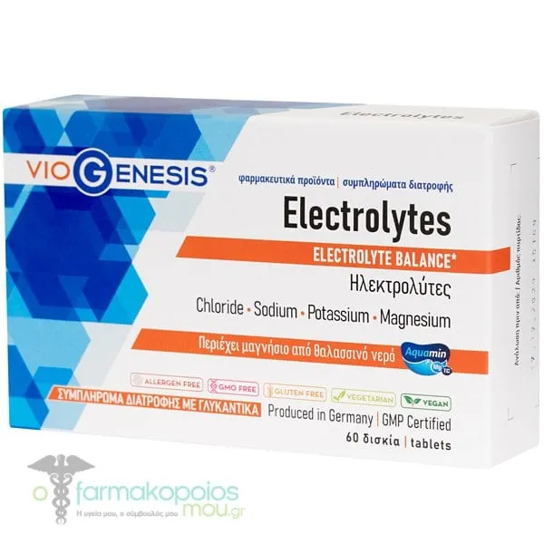 VioGenesis Electrolytes, 60tabs