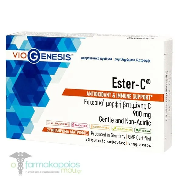 VioGenesis Ester-C 900mg, 30caps