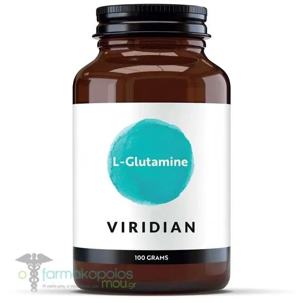 Viridian L-Glutamine Powder, 100g