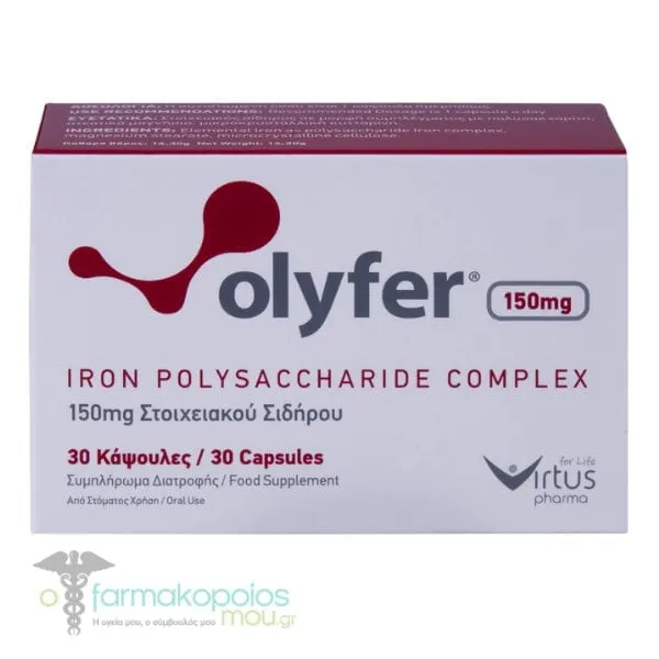 Virtus Pharma Olyfer 150mg, 30caps