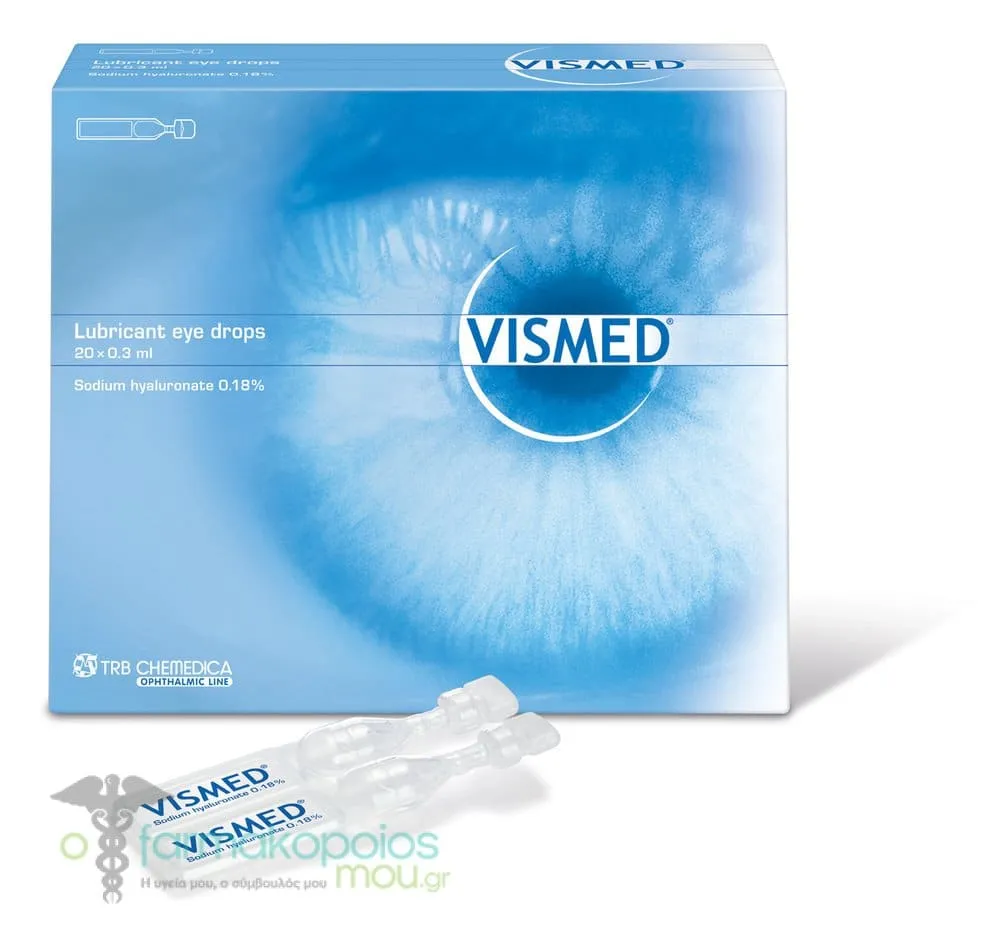 Vismed Eye Drops, 20 amps x 0.3ml