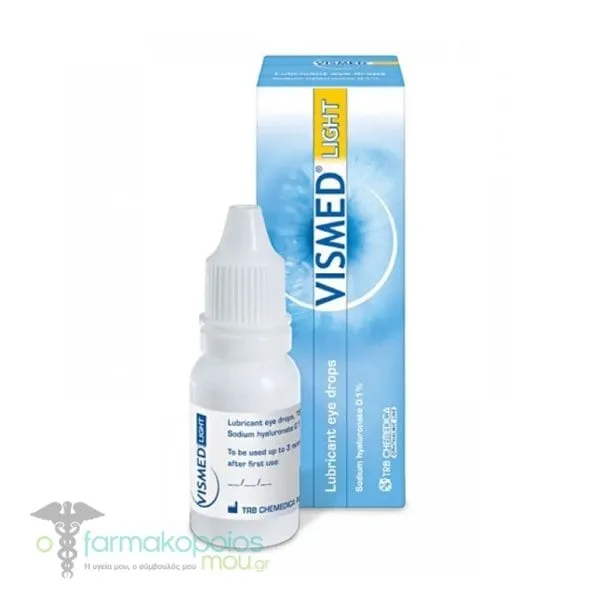 Vismed Light Lubricating Eye Drops, 15ml
