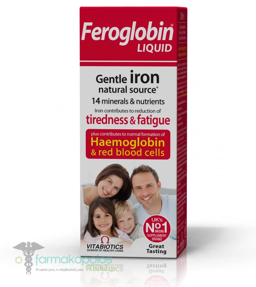 Vitabiotics Feroglobin Liquid, 200ml