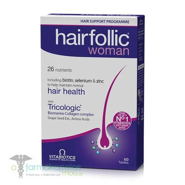 Vitabiotics Hairfolic Woman Tricologic, 60tabs