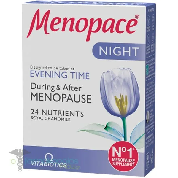 Vitabiotics Menopace Night, 30tabs