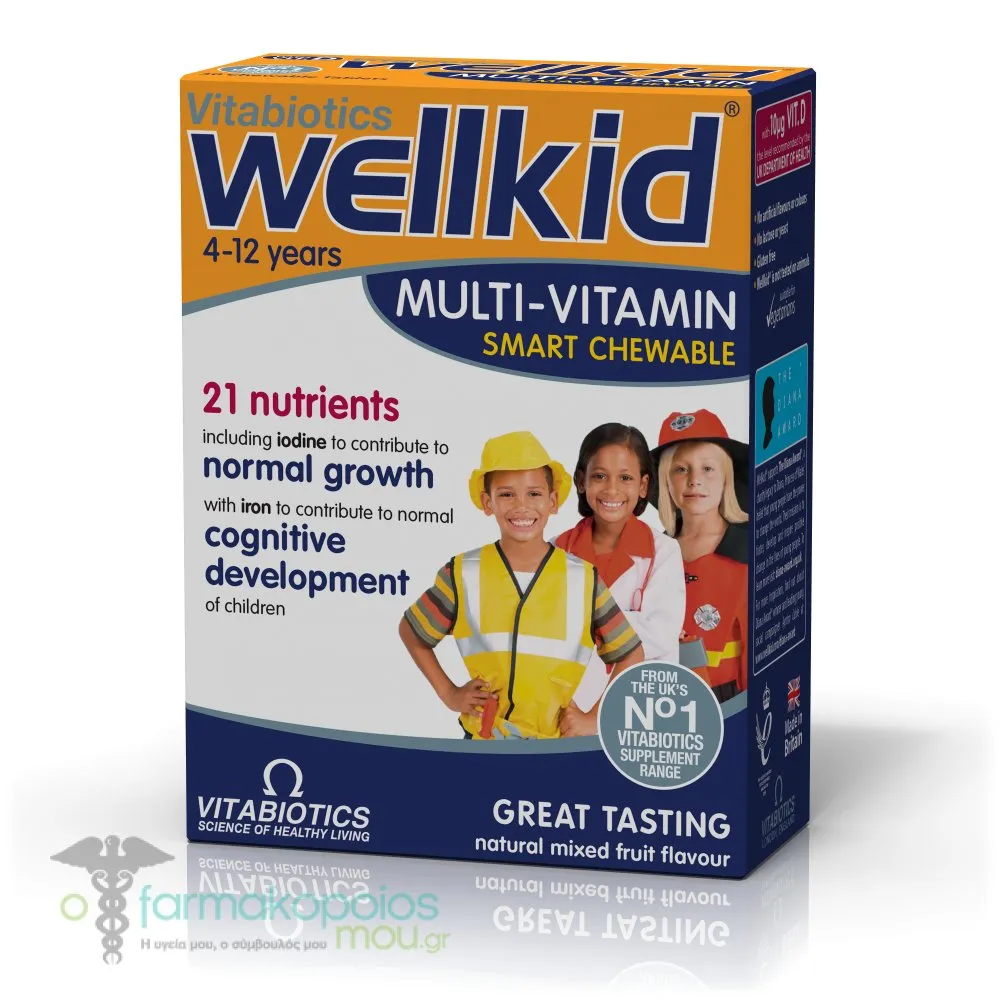 Vitabiotics Wellkid, 30chew.tabs