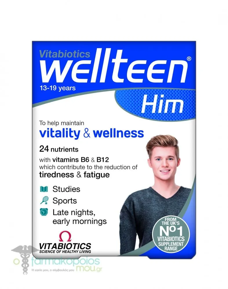 Vitabiotics Wellteen Him, 30tabs