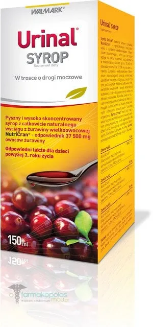 VivaPharm Urinal Syrup with Cranberry, 150ml