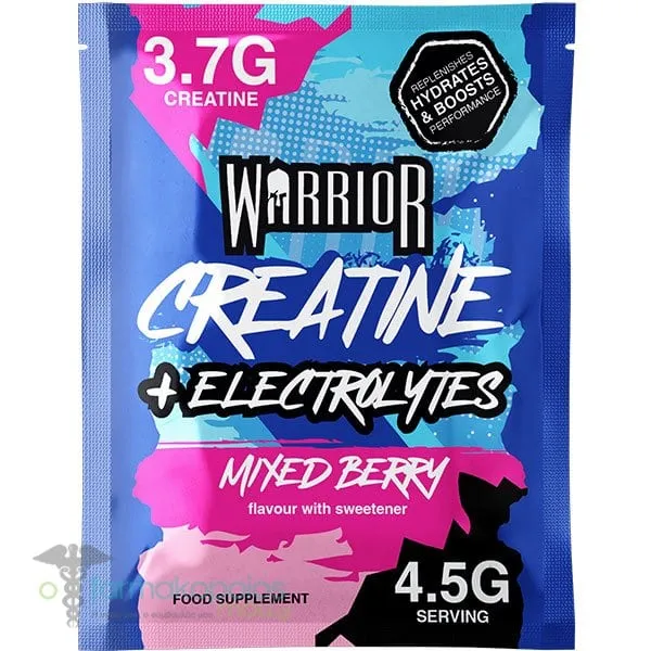 Warrior Creatine + Electrolytes με Γεύση Mixed Berry, 9g
