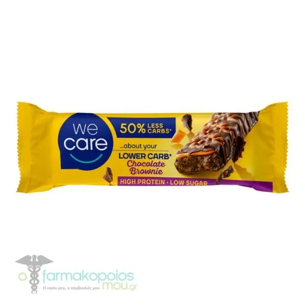 WeCare Chocolate Brownie 50% Less Carbs, 60g