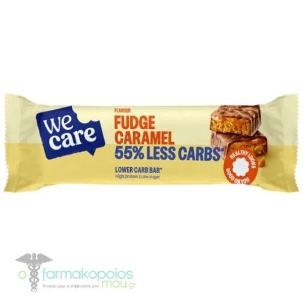WeCare Fudge Caramel 55% Less Carbs, 60gr