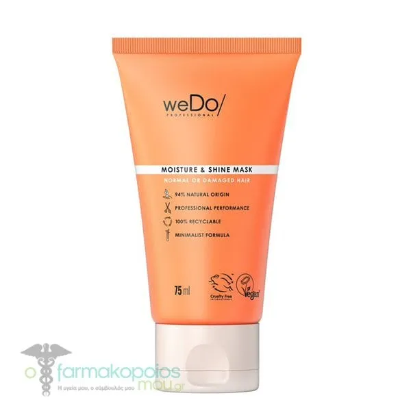 weDo Moisture & Shine Mask for Normal/ Damaged Hair, 75ml
