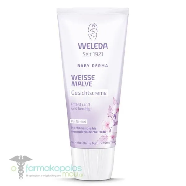Weleda Baby Derma White Mallow Face Cream, 50ml